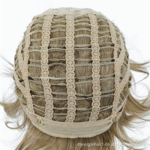 6inch Short Blonde Male Wig Natural Synthetic Hair Wig HairStyle For Black Women